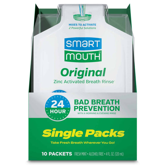 SmartMouth™ Original Activated Mouthwash Single Packs - 10 Ct
