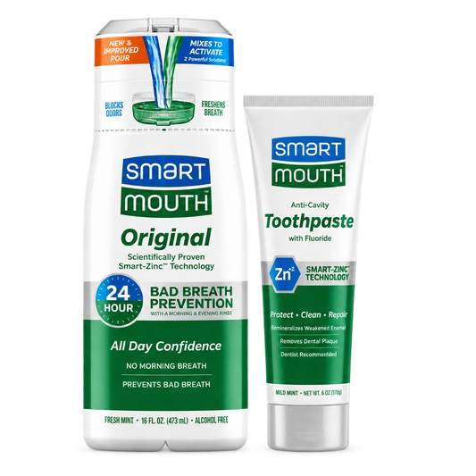 Toothpaste + SmartMouth™ Original Activated Mouthwash Bundle