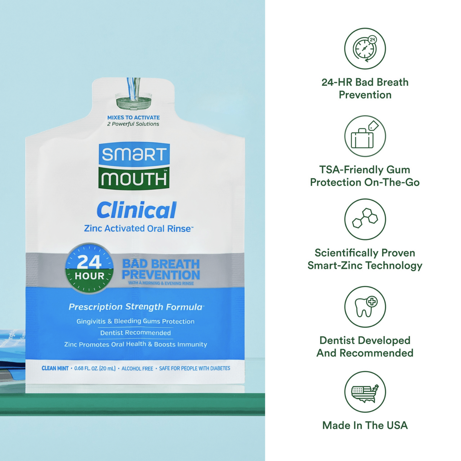 SmartMouth™ Clinical Single Packs - 50 Ct - Image 2