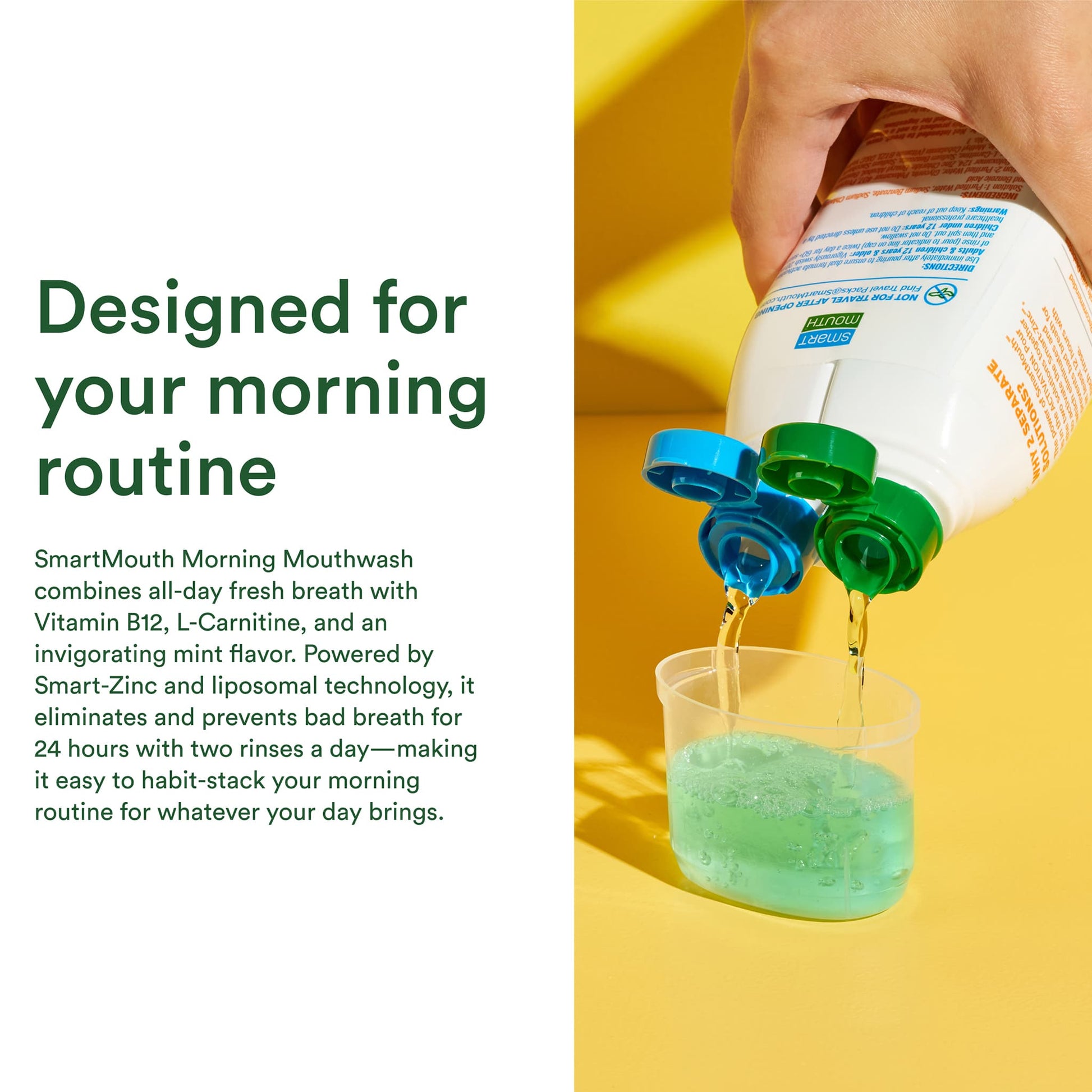 SmartMouth™ Advanced Liposomal Morning Mouthwash (16oz) - Image 5