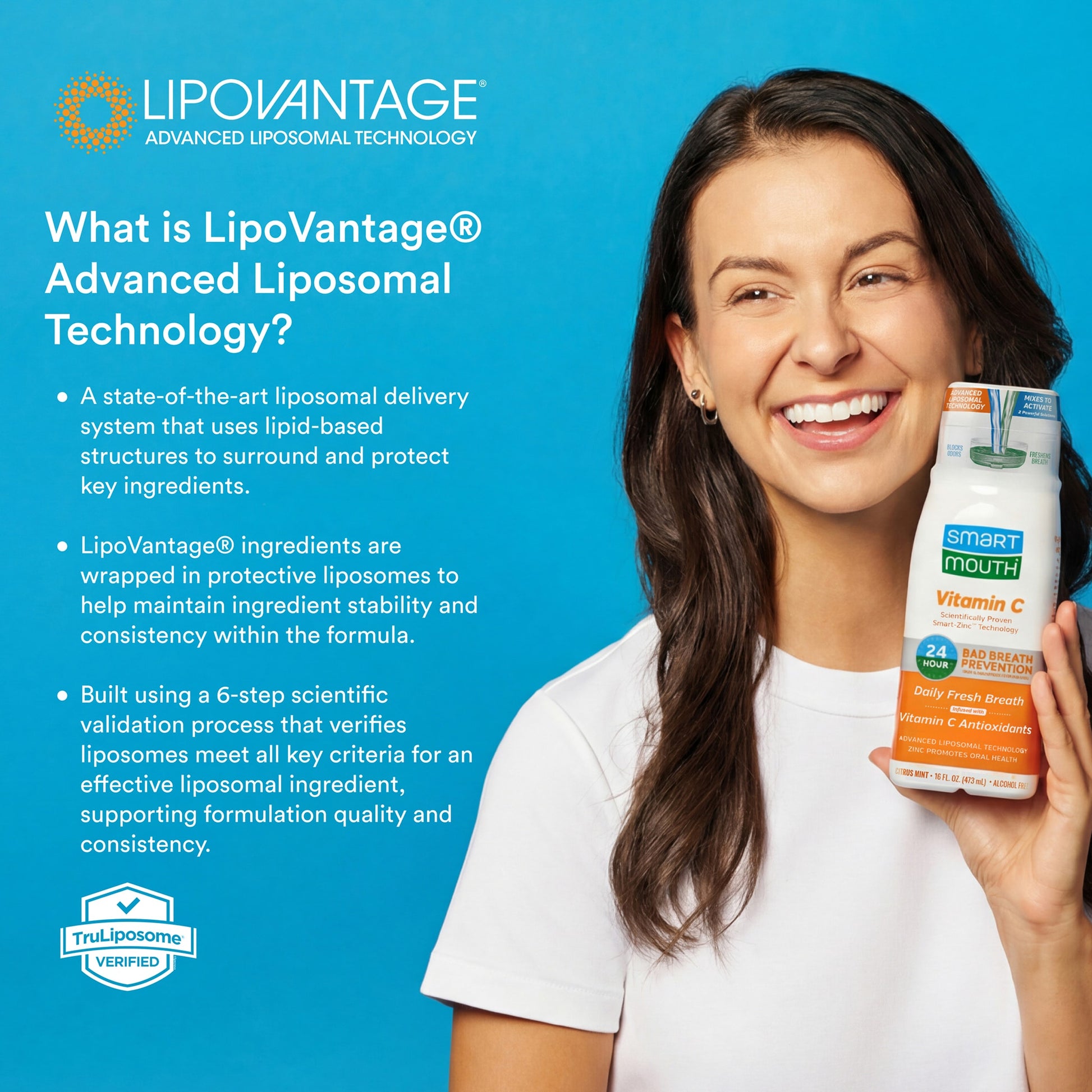 SmartMouth™ Advanced Liposomal Vitamin C Mouthwash (16oz) - Image 3