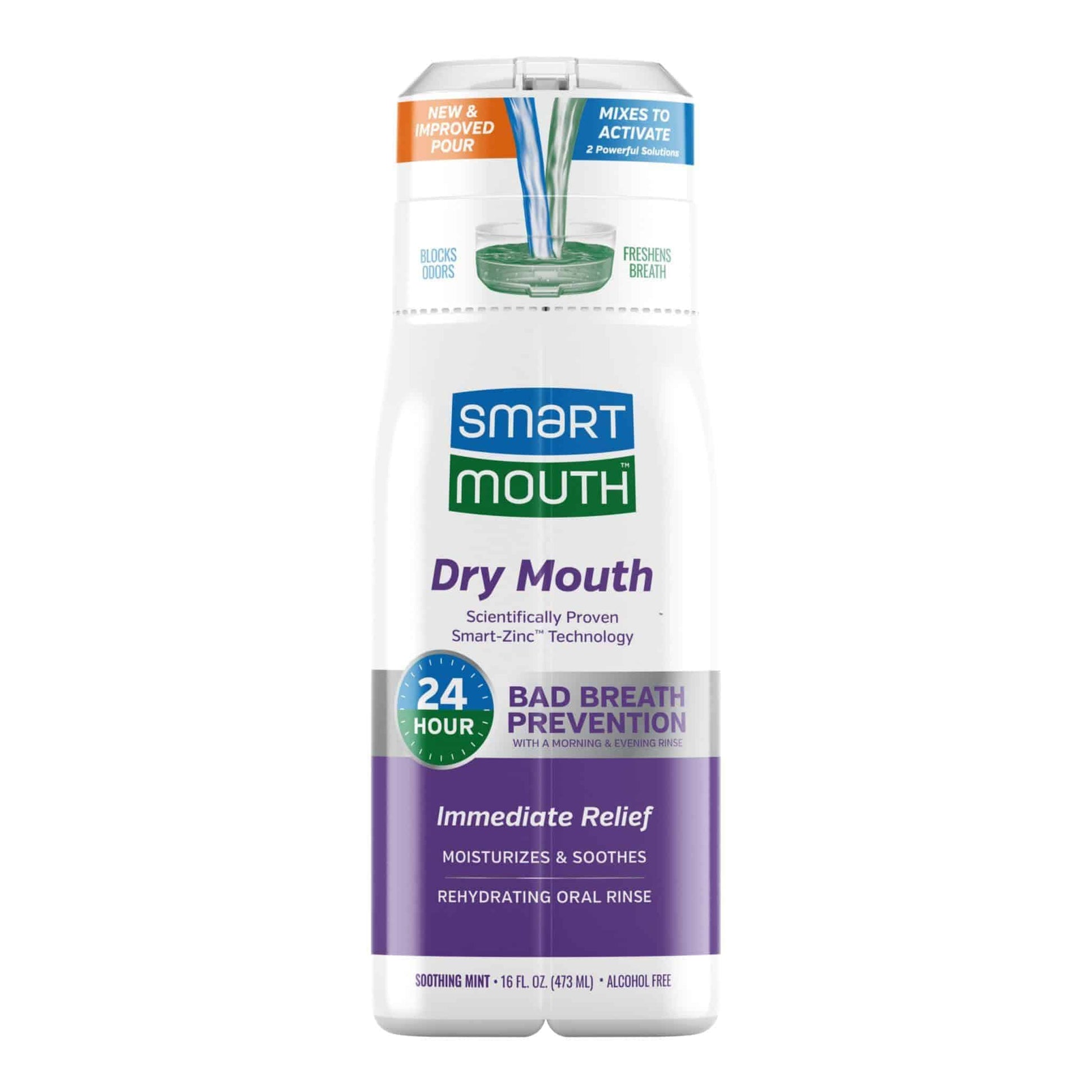 SmartMouth™ Dry Mouth Activated Mouthwash (16oz)