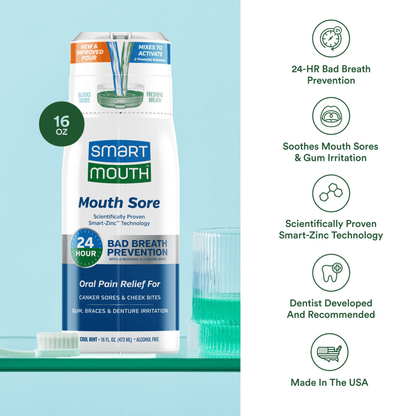 SmartMouth™ Mouth Sore Activated Mouthwash (16oz) - Image 3