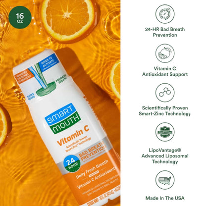 SmartMouth™ Advanced Liposomal Vitamin C Mouthwash (16oz) - Image 4