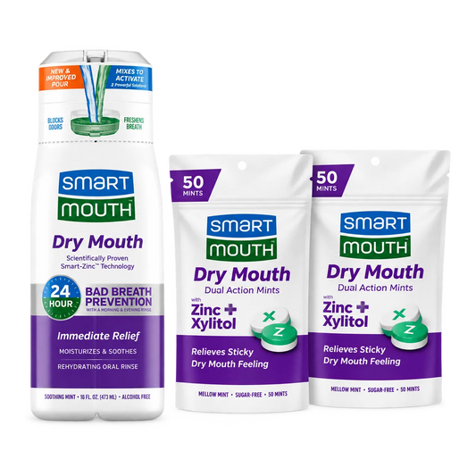 Dry Mouth rinse + Dry Mouth mint 2-pack Bundle